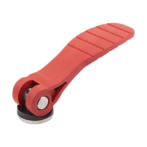 Cam Lever with plastic handle int. thread, steel or stainless, inch